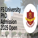 FS University PhD Admission 2025 Open